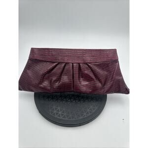 Gorgeous Lauren Merkin Women’s Vintage Y2K Purple Glitter Leather Clutch